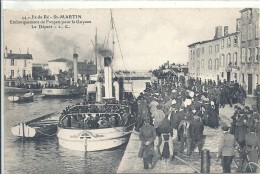 CHARENTE MARITIME - 17 - ILE DE RE - SAINT MARTIN - Embarquement Des Forçats Pour La Guyane- Le Départ - Presidio & Presidiarios