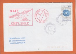 Lettre  De  TOULON CASTIGNEAU MARINE   Le  7 1 2000   "  M 647   C.M.T..L' AIGLE  " - Correo Marítimo