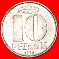 § HAMMER & COMPASS: GERMANY ★ 10 PFENNIG 1978A! LOW START ★ NO RESERVE! - 10 Pfennig