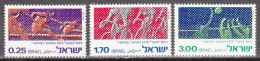 ISRAEL  SCOTT NO.  564-66     MNH       YEAR  1975 - Unused Stamps (without Tabs)