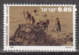 ISRAEL    SCOTT NO. 616      MNH       YEAR   1976 - Unused Stamps (without Tabs)