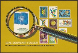 UN - United Nations New York 1976 MNH Souvenir Folder - Year Pack - Other & Unclassified