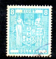 T564 - NUOVA ZELANDA , Yvert N. 72 Usato - Fiscaux-postaux