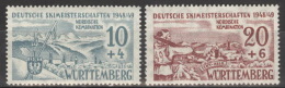 Württemberg 38/39 ** Postfrisch - Zona Francesa