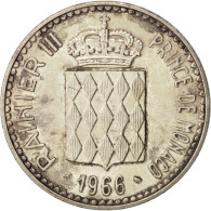 Monnaie, Monaco, Rainier III, 10 Francs, 1966, SUP, Argent, KM:146, Gadoury:155 - 1960-2001 Nouveaux Francs