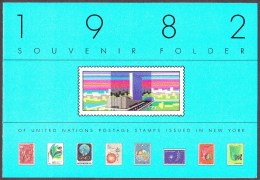 UN - United Nations New York 1982 MNH Souvenir Folder - Year Pack - Altri & Non Classificati