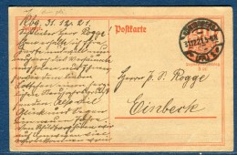 Allemagne - Entier Postal De Konibsberg En 1921 - Réf S 314 - Cartes Postales