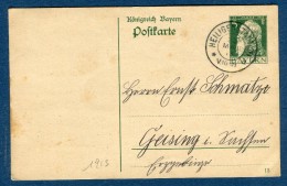 Allemagne - Entier Postal De Heiligenstadt Pour Geising En 1913   Réf S 315 - Interi Postali