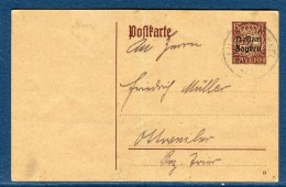 Allemagne - Entier Postal ( Pli Central ) De Lugwigswinkel En 1920 -  Réf S 334 - Postkarten