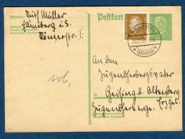 Allemagne - Entier Postal + Complément De Hainsberg En 1930 -  Réf S 345 - Postcards