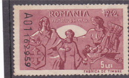 # 187 REVENUE STAMP, WORK, 1942,  ROMANIA - Revenue Stamps