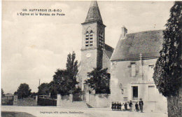 AUFFARGIS - L' Eglise Et Le Bureau De Poste  (90860) - Auffargis