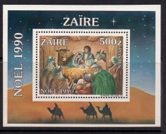 1990 Zaire Christmas  Complete Set  Of 1 4  MNH - Neufs