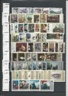 ALBANIE - COLLECTION THEMES "ARTS ET TABLEAUX" ** MNH  - COTE YVERT = 189 EUR. - 3 PAGES ! - Albanie