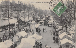 58-COSNE- LA PLACE UN JOUR DE MARCHE - Cosne Cours Sur Loire