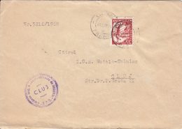 49318- TEXTILE FACTORY, STAMPS ON COVER, 1968, ROMANIA - Lettres & Documents