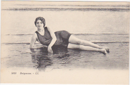 Baigneuse / Jolie Femme En Maillot De Bain / Années 20 - Swimming
