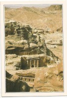 R2895 Giordania - Le Tombe Di Petra - Cartolina Con Legenda Descrittiva - Edizioni De Agostini - Asia