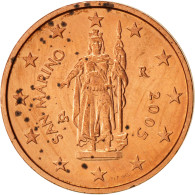 San Marino, 2 Euro Cent, 2005, SUP, Copper Plated Steel, KM:441 - San Marino