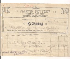 1 Rechnung Goisern 5.4.1932 Nach Goisern - Autriche