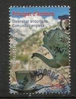 Communauté Anglaise D'Andorre, Un Tiimbre Oblitéré, 1 ère Qualité, Cachet Rond - Used Stamps