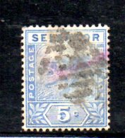 T608 - SELANGOR 1891 , Gibbons N. 52  Usato . - Selangor