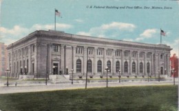 Iowa Des Moines Federal Building And Post Office Curteich - Des Moines