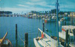 Florida Clearwater Beach The Marina 1957 - Clearwater