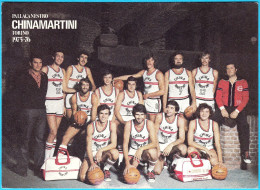 CHINAMARTINI ( Now Auxilium Torino ) Italy Basketball Club * Vintage Photo * Basket-ball Baloncesto Pallacanestro Italia - Basket-ball