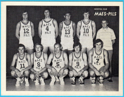 MAES PILS ( RC Mechelen ) - Belgium Basketball Club * Vintage Photo * Basket-ball Baloncesto Pallacanestro Belgie - Baloncesto