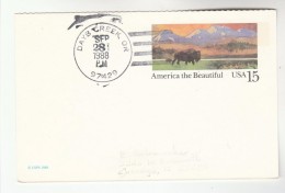 1988 Days Creek Or USA POSTAL STATIONERY CARD Cover Stamps - 1981-00