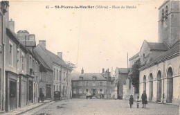 58-SAINT-PIERRE-LE-MOUTIER- PLACE DU MARCHE - Saint Pierre Le Moutier