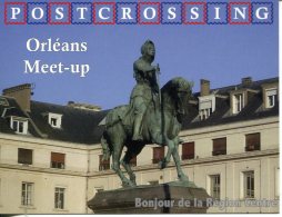 Postcrossing Meet Up In France - Orléans Meet Up  - Equestrian Statue Of Joan Of Arc - Oman