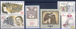 #B1153. Czech Republic 1996. 6 Items. Michel 100-105. MNH(**). - Ungebraucht