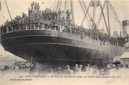 44-SAINT-NAZAIRE - EN DEPIT DES SOUS-MARINS BOCHES, NOS BRAVES ALLIES ARRIVANT A BON PORT - Saint Nazaire