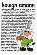 Recette - Kouign Amann - 1451 - Dessin De YACK - Editions STEF à PONT-AVEN - TBE - Recipes (cooking)