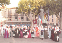 34-AGDE- LE CONCILE D´AGDE-GROUPE AGATHOISE , PLACE MARIANNE - Agde