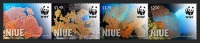 NIUE -2012 - Faune Marine, Coraux WWF - 4v   NEUFS // Mnh Se-tenant - Niue