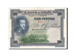 Billet, Espagne, 100 Pesetas, 1925, 1925-07-01, KM:69c, TTB+ - 100 Peseten