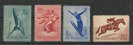 BULGARIE - 1954 - YVERT N°799/802 ** MNH - COTE = 17 EUR. - SPORTS - Unused Stamps