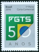 BRAZIL 2016  - FGTS 50 ANOS   ( FUNDO DE GARANTIA TEMPO DE SERVIÇO )  - MNH - Nuevos