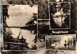 Stechlin Neuglobsow - S/w Mehrbildkarte 1 - Neuglobsow