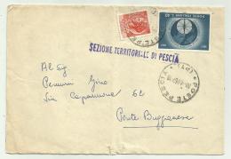 Francobolli Da Lire 10 - Lire 40 Su Busta Spedita 1967 - 1946-60: Poststempel