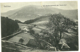 Allemagne  CPA Belchen Vue Du Heubronnereck Haldenhof Avis De Passage Geiger Chicoree Arlatte Publicite Colmar 1911 - Bad Krozingen