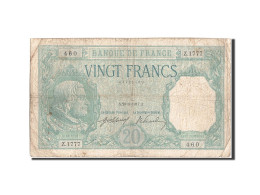 Billet, France, 20 Francs, 20 F 1916-1919 ''Bayard'', 1917, 1917-03-23, TB - 20 F 1916-1919 ''Bayard''