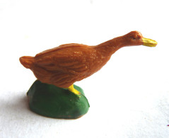 Delcampe - FIGURINE CLAIRET  - ANIMAUX ANIMAL DE LA FERME - CANARD Pas Starlux (2) - Altri & Non Classificati