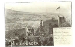 Allemagne CPA Schloss Hohen Baden Verlag Faller 1901 - Limburg