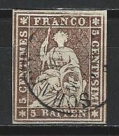 SBK 22G, Mi 13 II Bym O Schaffhausen - Used Stamps