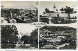- 101 - TIZI OUZOU - ( Kabylie ), Multi Vues, Petit Format, Glacée, écrite 1959, BE, FM, Scans. - Tizi Ouzou