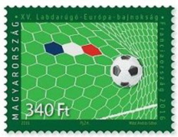 HUNGARY 2016 SPORT Soccer Football EURO CUP FRANCE - Fine Stamp MNH - Nuevos